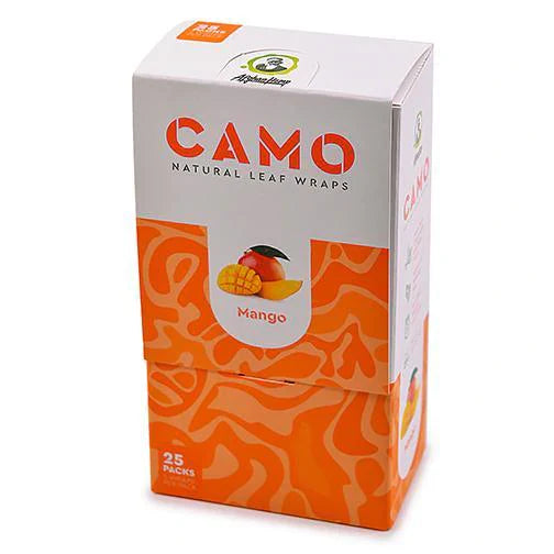 Camo Natural Leaf Wraps (25 Packs of 5 Wraps)