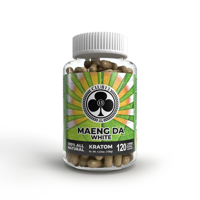 Club 13 Kratom Capsules - Maeng Da White