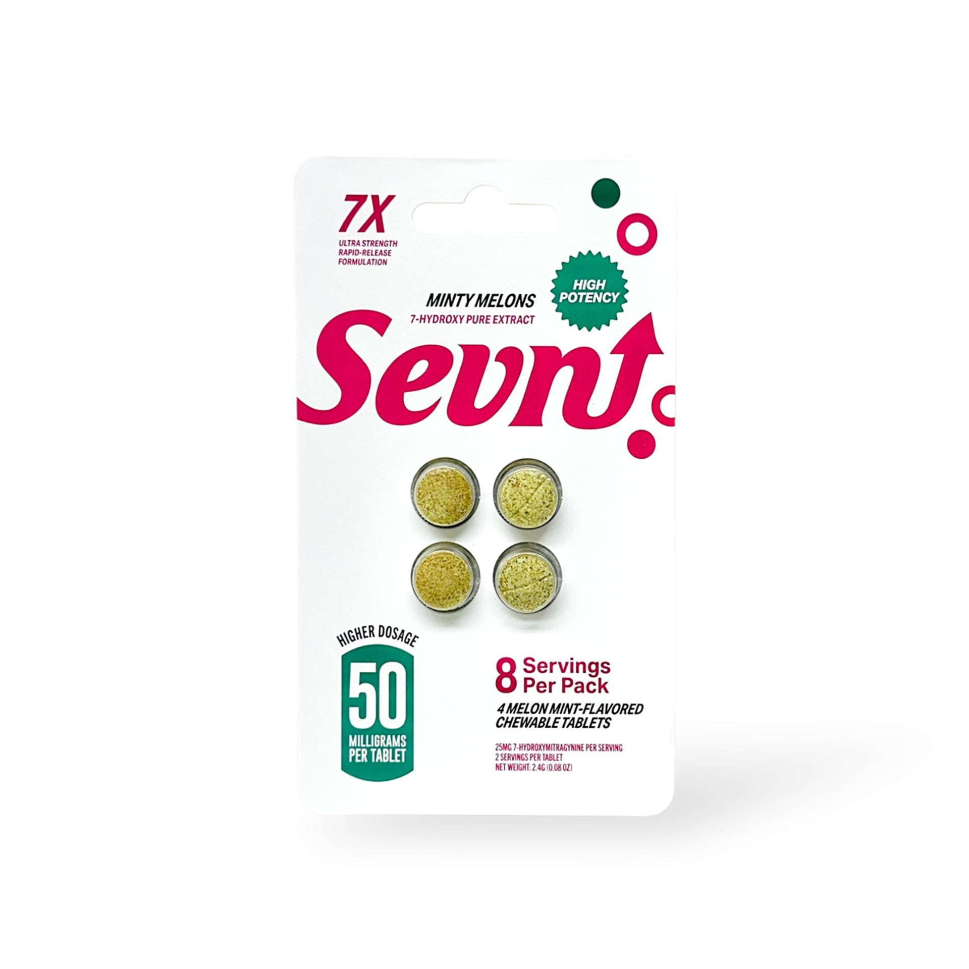 Sevn - 7-Hydroxy 10pk 50mg tablets