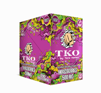 TKO Full Spectrum 500MG CBD Vegan Gummies - 10 Pack