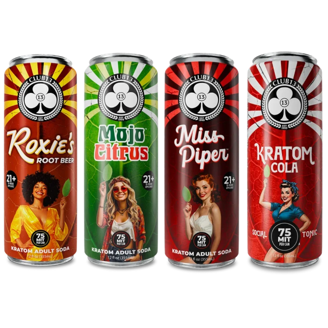 Club 13 75 mit Kratom Seltzers (24pk)