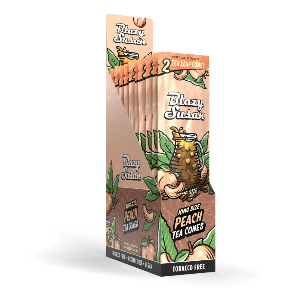 Blazy Susan Tea Leaf Hemp Cones 10pk 2ct
