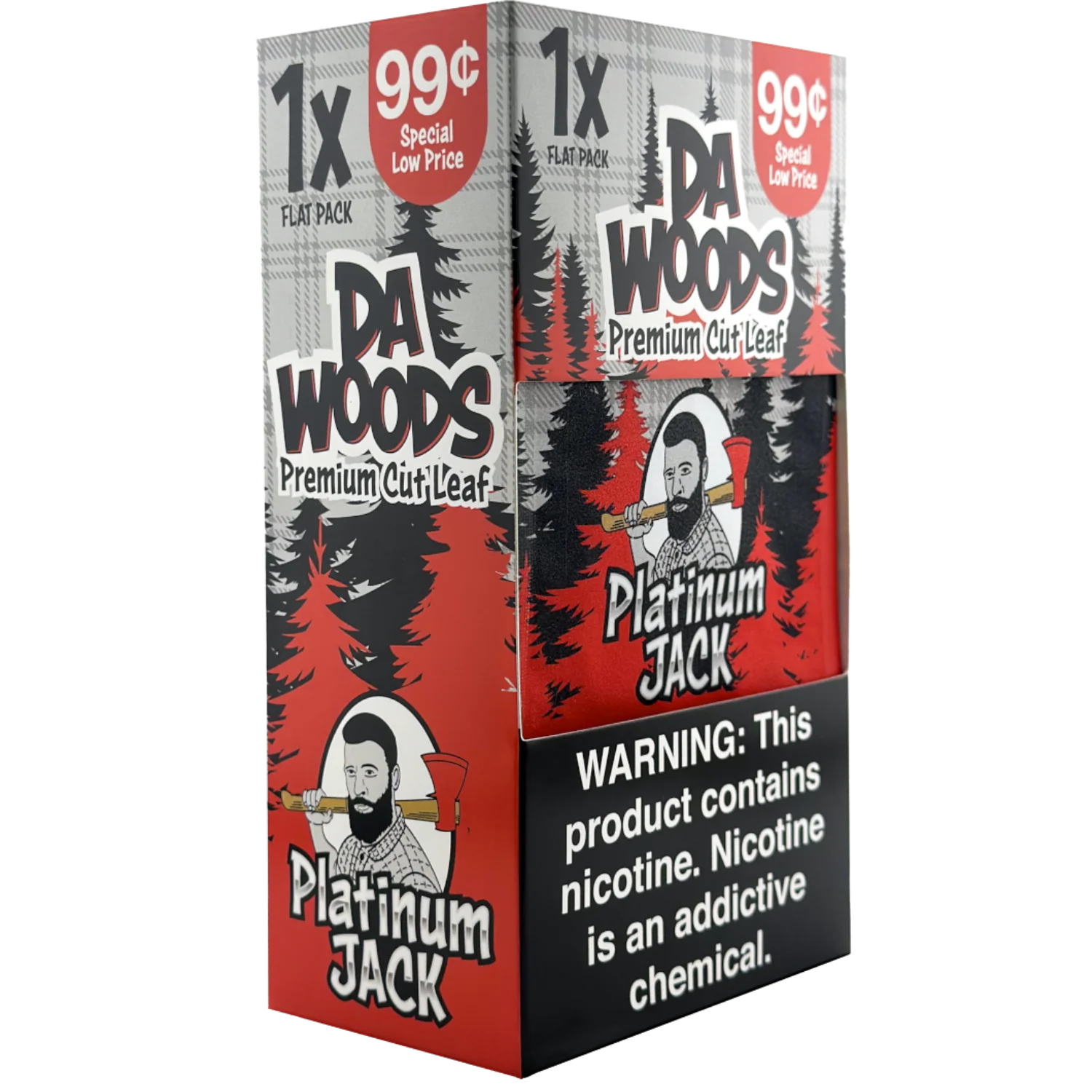 Da Woods Cut Leaf Wraps 1 for $.99 - 20 Pack - Tobacco Products