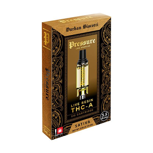 Pressure Live Resin THCA Cartridge 3.5g - 5 Pack