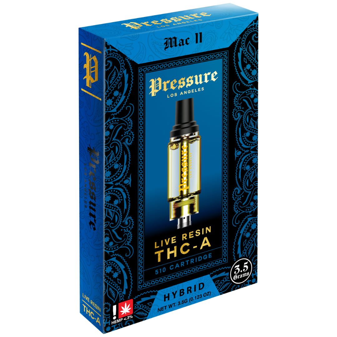 Pressure Live Resin THCA Cartridge 3.5g - 5 Pack