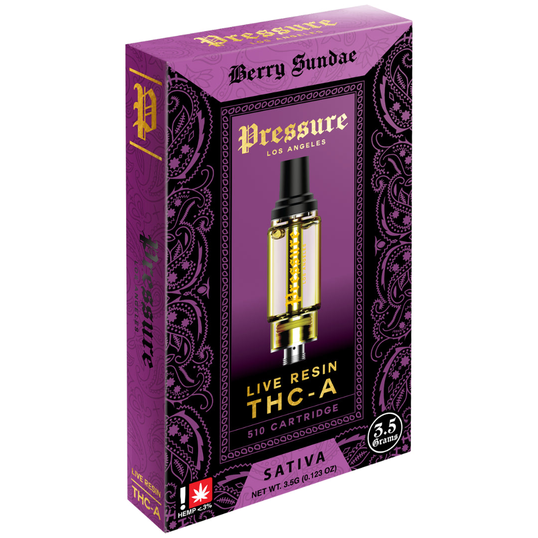 Pressure Live Resin THCA Cartridge 3.5g - 5 Pack