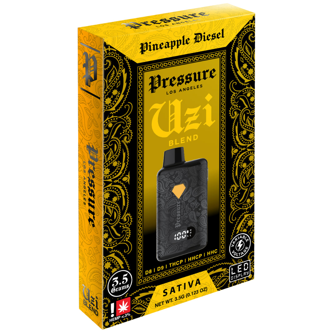 Pressure  Uzi Blend THCA Disposable 3.5g - 5 Pack