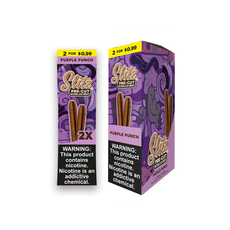 Slitz Leaf Wraps 2/.99 - 15 Pack