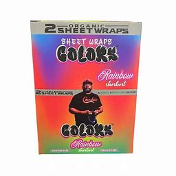 Colors Organic Sheet Wraps (25 count)