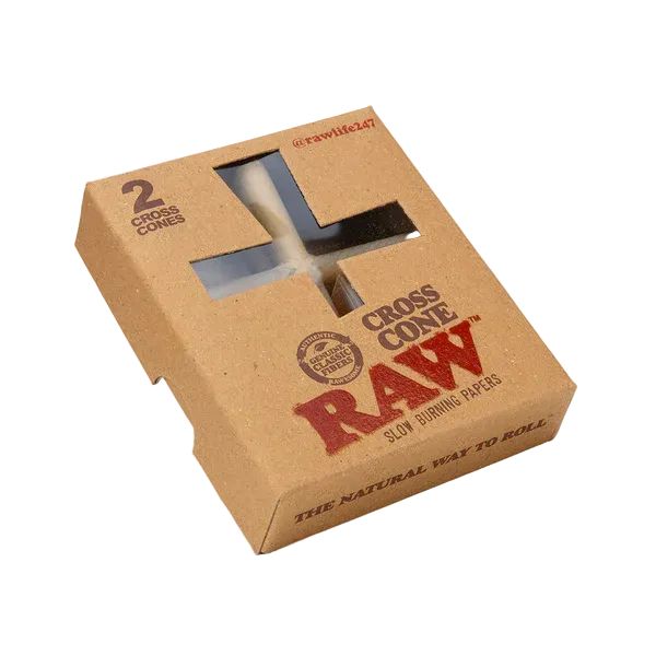 Raw Cross Cone (2Pk)