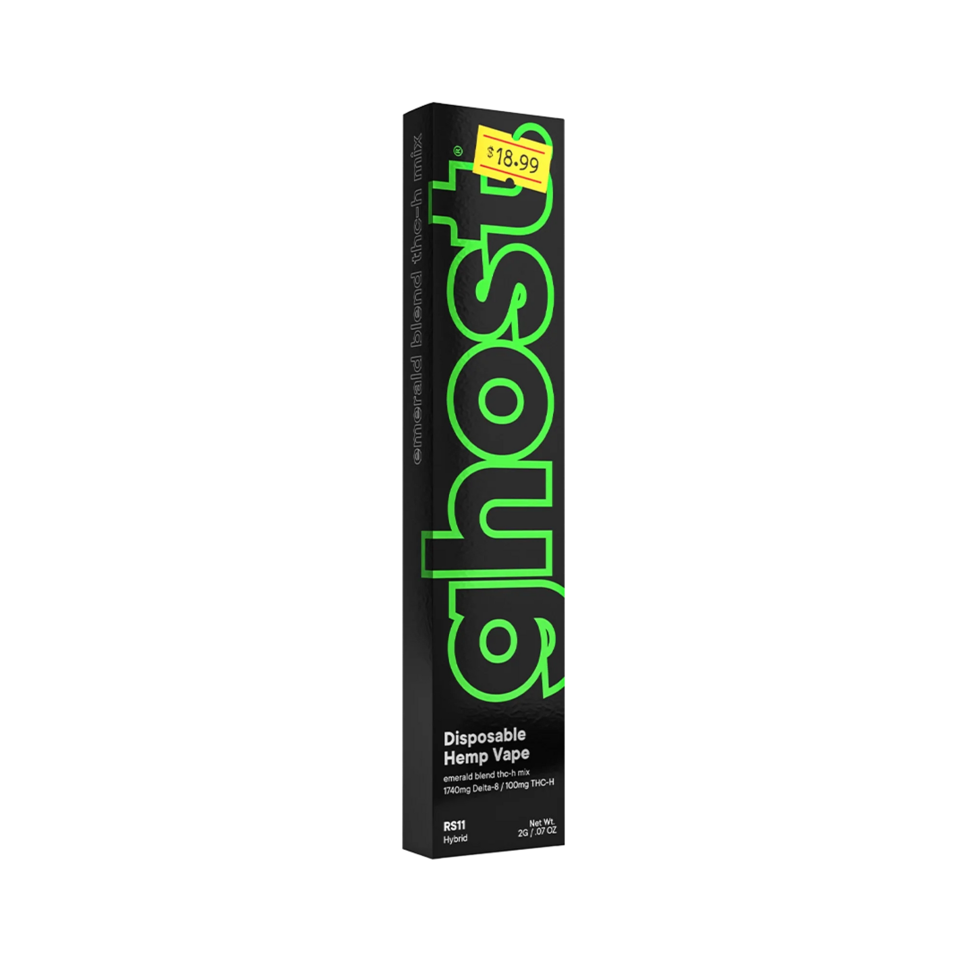 Ghost Emerald Blend THC-H 2g Disposable (10pk)