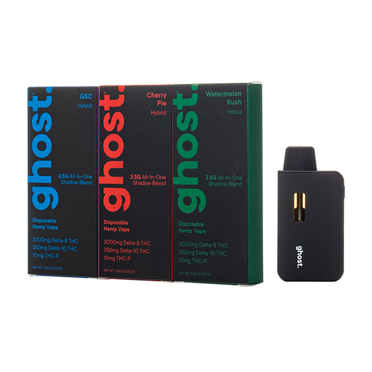 Ghost 3.5g Shadow Blend Disposable Hemp Vape 5pk