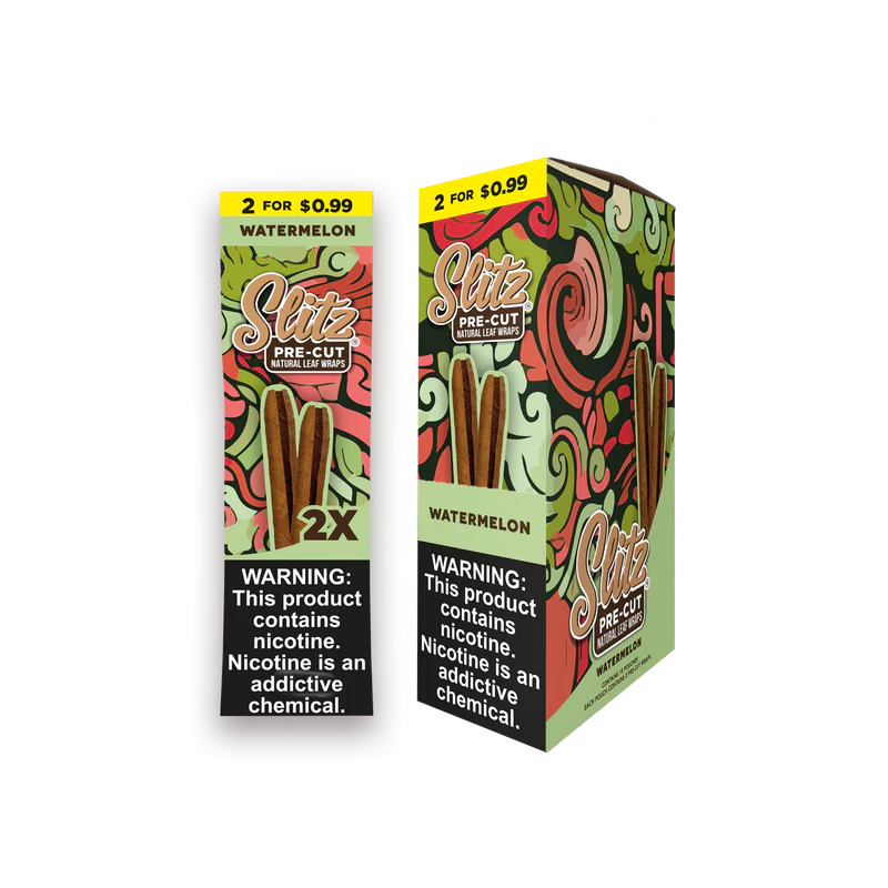 Slitz Leaf Wraps 2/.99 - 15 Pack