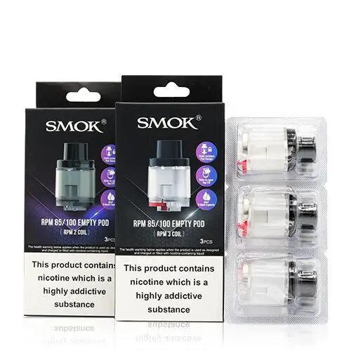 Smok Rpm 85/100 Empty Pod 1pk (3pcs)