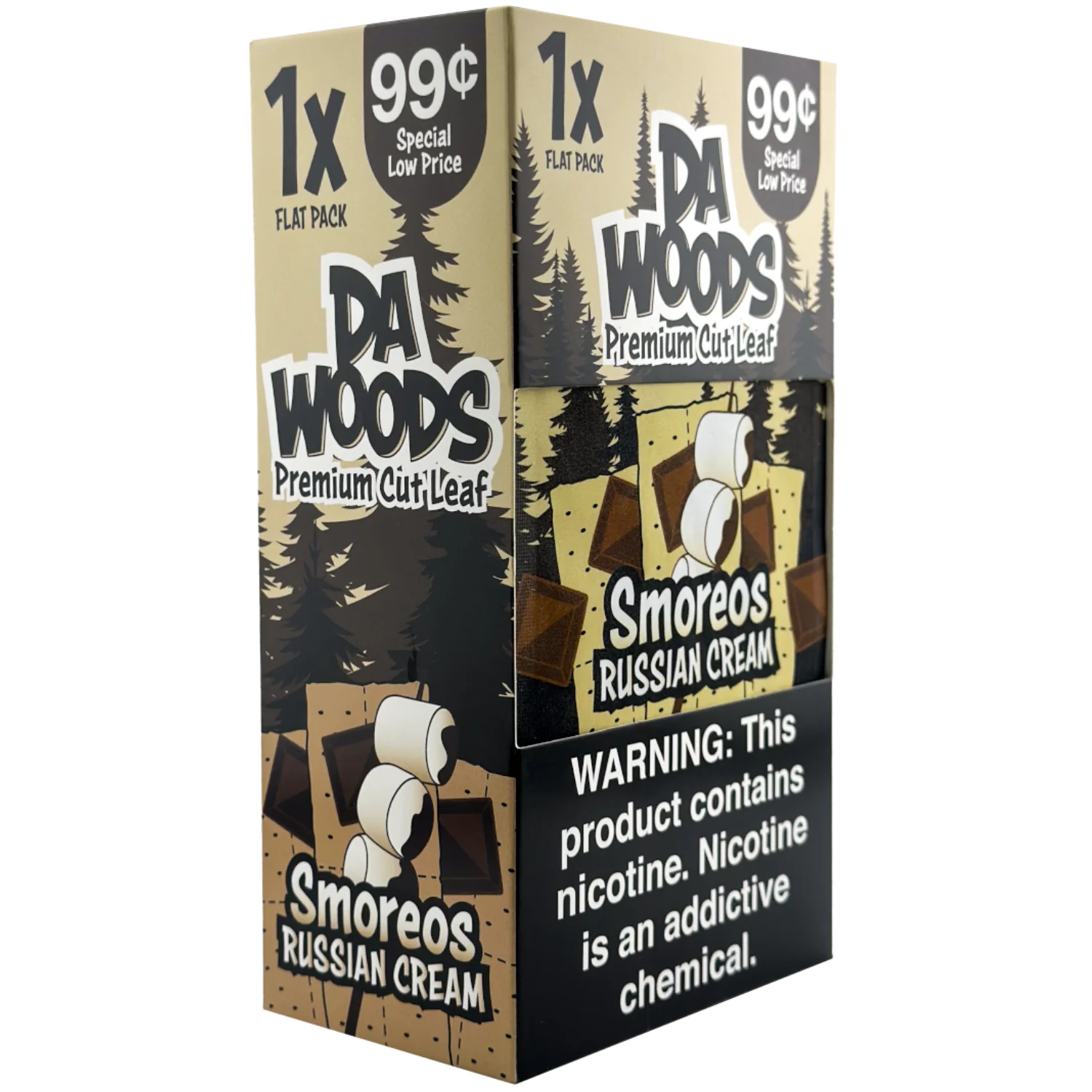 Da Woods Cut Leaf Wraps 1 for $.99 - 20 Pack - Tobacco Products