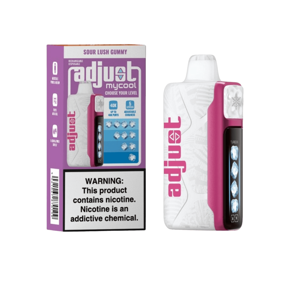 Adjust - mycool 40k Puff Disposable (5ct) - Disposable Nicotine