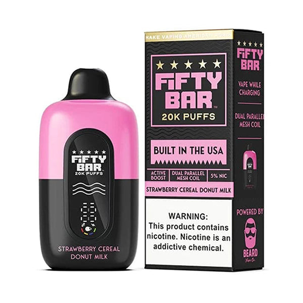 Fifty Bar Vape Disposable - 20K Puffs (5ct) Disposable Nicotine