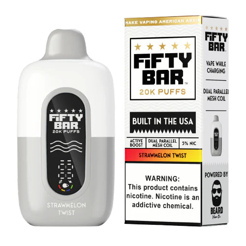 Fifty Bar Vape Disposable - 20K Puffs (5ct) Disposable Nicotine