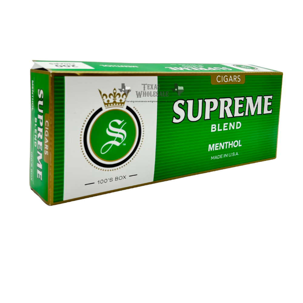 supreme tobacco Supreme Blend - Cigar 100's (10ct Display) supreme tobacco Supreme Blend - Cigar 100's (10ct Display)