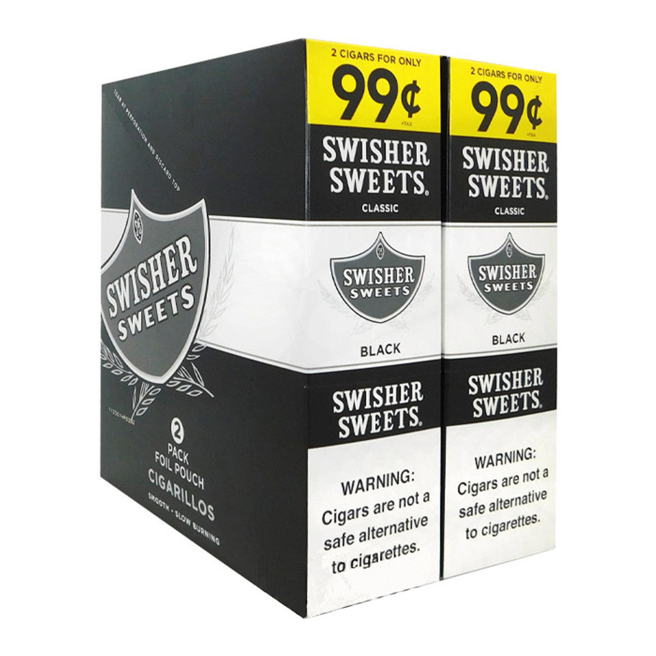 Swisher Cigarillos - 2 Pack - Pre-priced (30 Packs) Tobacco Product