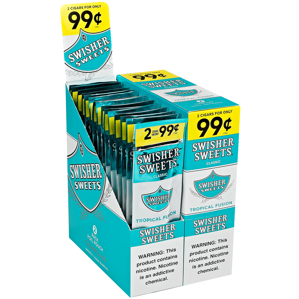 Swisher Cigarillos - 2 Pack - Pre-priced (30 Packs) Tobacco Product