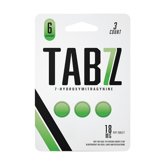 7tabz - 7 - Hydroxymitragynine 18mg Tablets 3 count (10 pack)