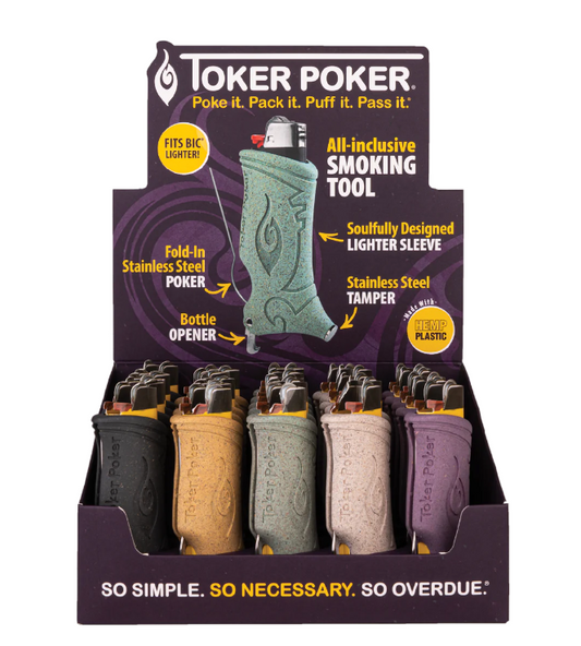 Toker Poker - Hemp Plastic + Bottle Opener - Bic