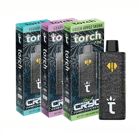 Torch Hemp Cyro THC-A Cured Live Resin 7G Disposable - 5 Pack