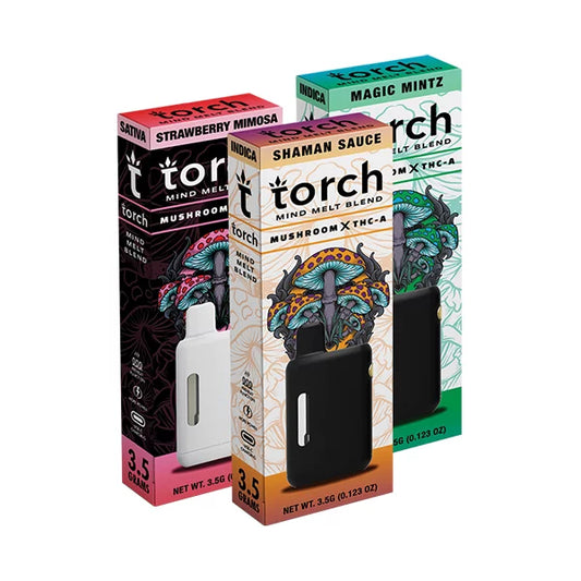 Torch Hemp Mind Melt 3.5G Disposable. Mushroom x Delta