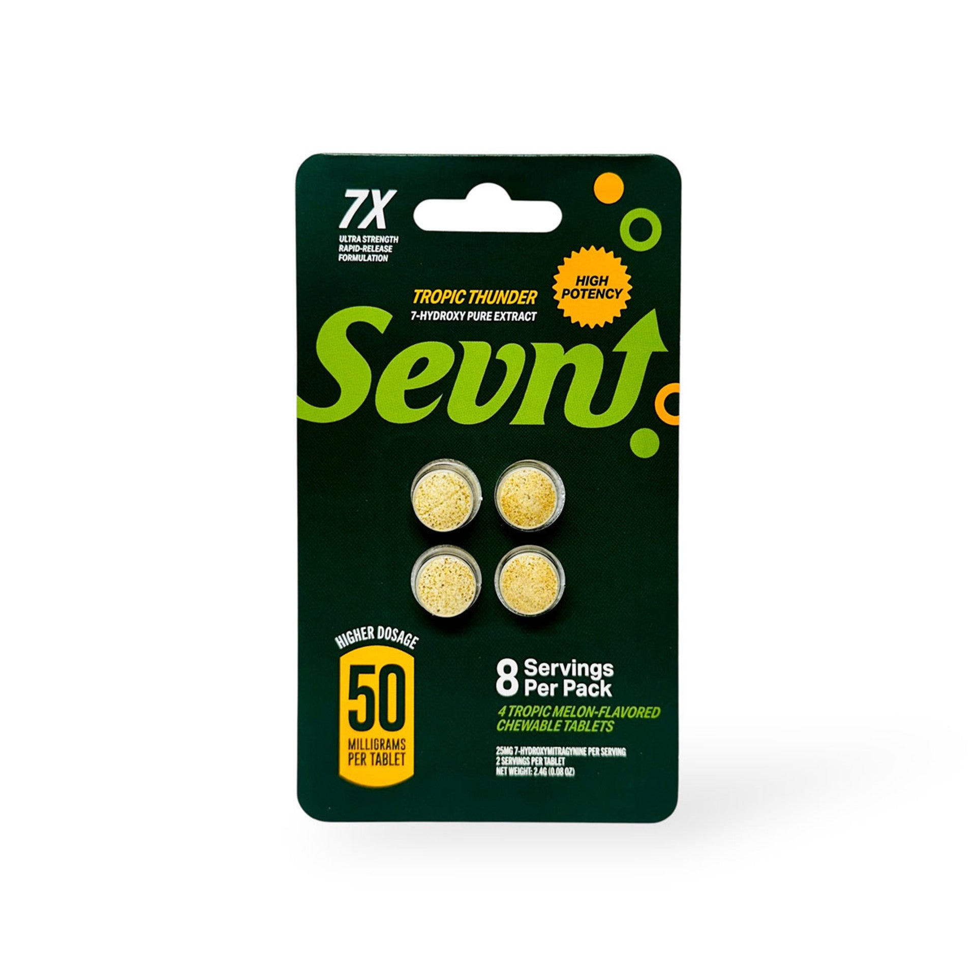 Sevn - 7-Hydroxy 10pk 50mg tablets