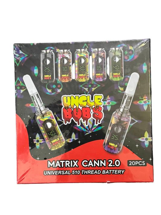 Uncle Bob's Matrix Cann 2.0 Battery Display (20ct)