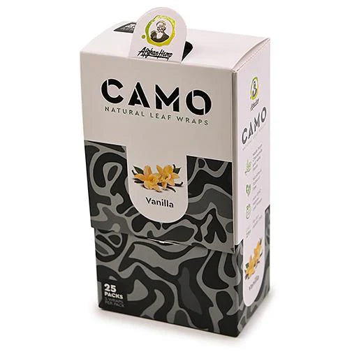 Camo Natural Leaf Wraps (25 Packs of 5 Wraps)