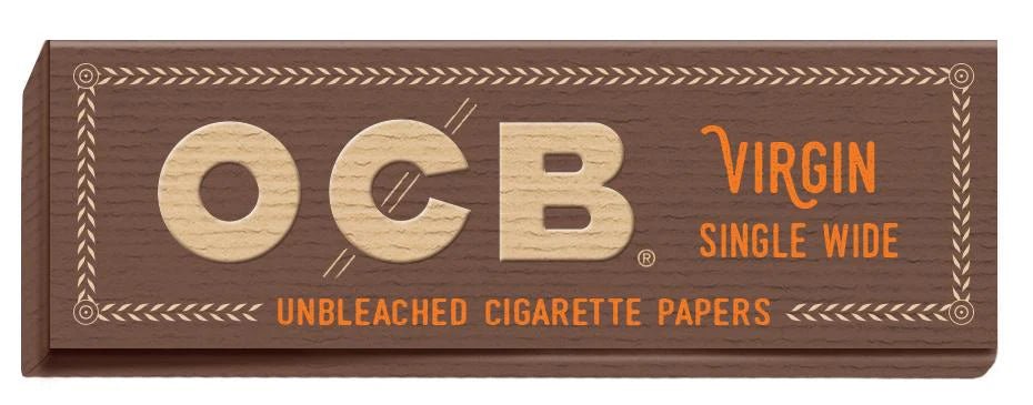 OCB Unbleached Virgin Rolling Papers 24pk