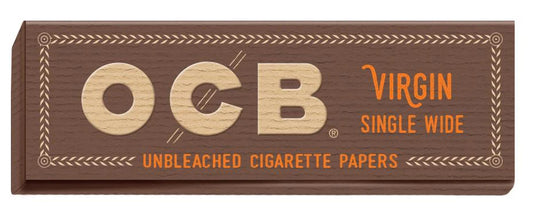 OCB Unbleached Virgin Rolling Papers 24pk