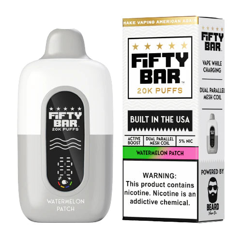 Fifty Bar Vape Disposable - 20K Puffs (5ct) Disposable Nicotine