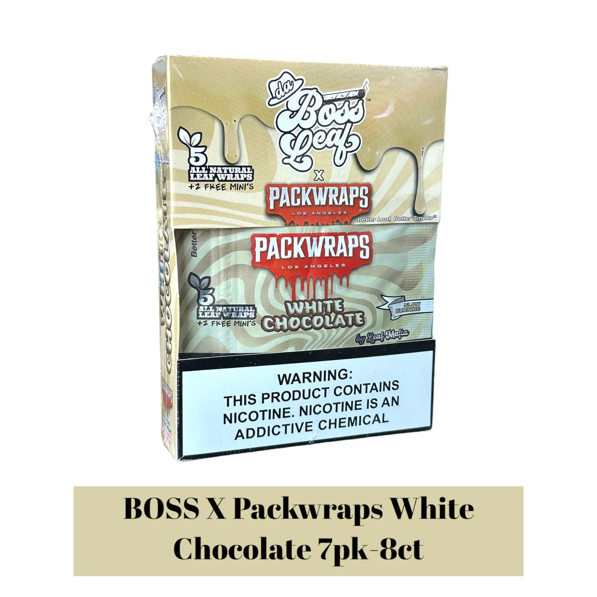 Da Boss Leaf Wraps - 5 Pack (8ct)
