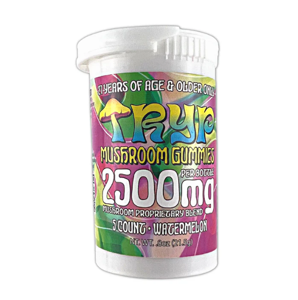 Tryp 2500 MG Mushroom + HHC Gummies - 1 Count