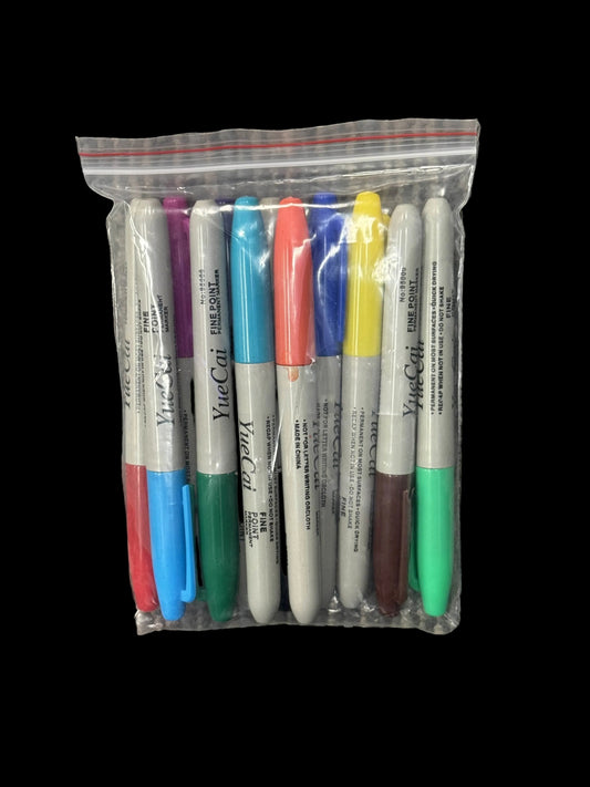 YueCai Fine Point Markers (12pk)