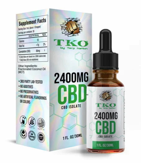 TKO - CBD Isolate Tincture 2400 mg