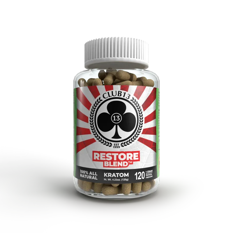 Club 13 Kratom Capsules - Restore Blend