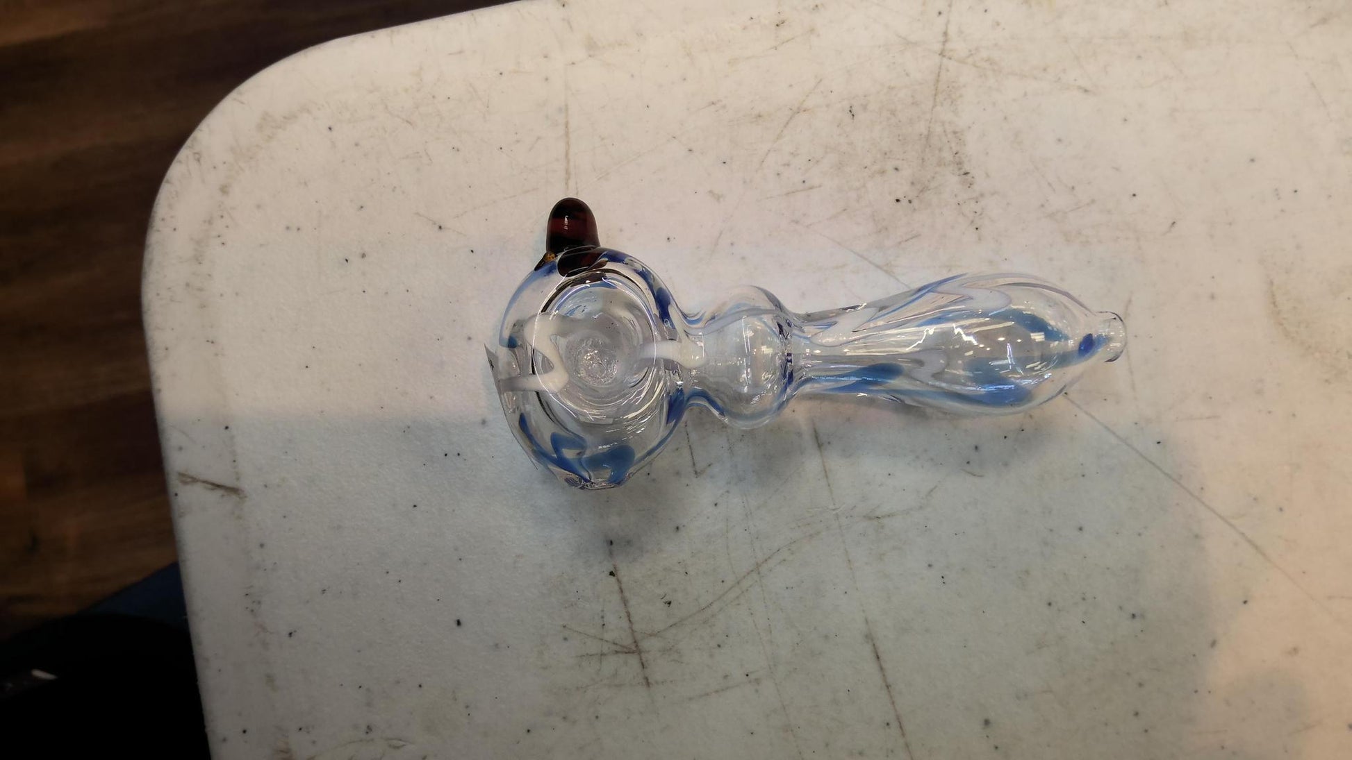 Small Shallow Glass Hand Pipes, Various Colors