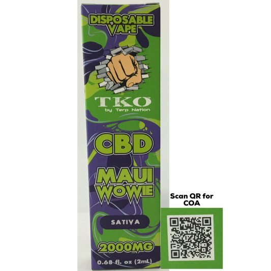 TKO - Maui Wowie 2 Gram CBD Disposable - 8 Pack