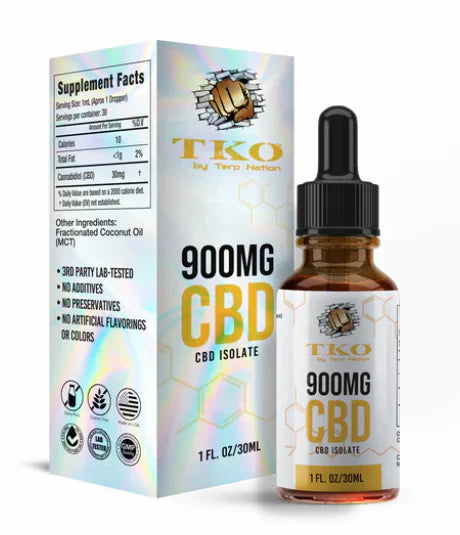 TKO- CBD Isolate Tincture 900 mg