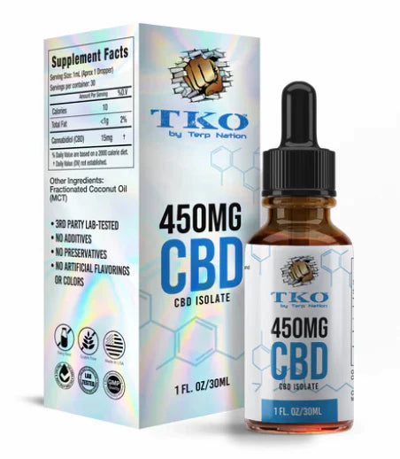 TKO - CBD Isolate Tincture 450 mg