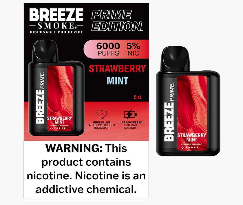 Breeze Prime 6000 Puff *New Flavors*