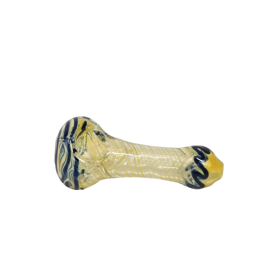 Hand Pipe With Swirl Bowl and Clear Chamber