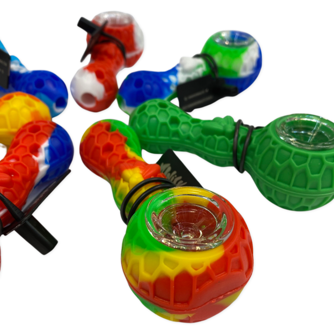 Silicone Hand Pipes | Maniak- Honeycomb