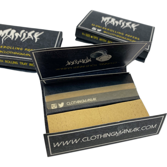 Maniak 4 n 1 Rolling Papers 12 Pack.