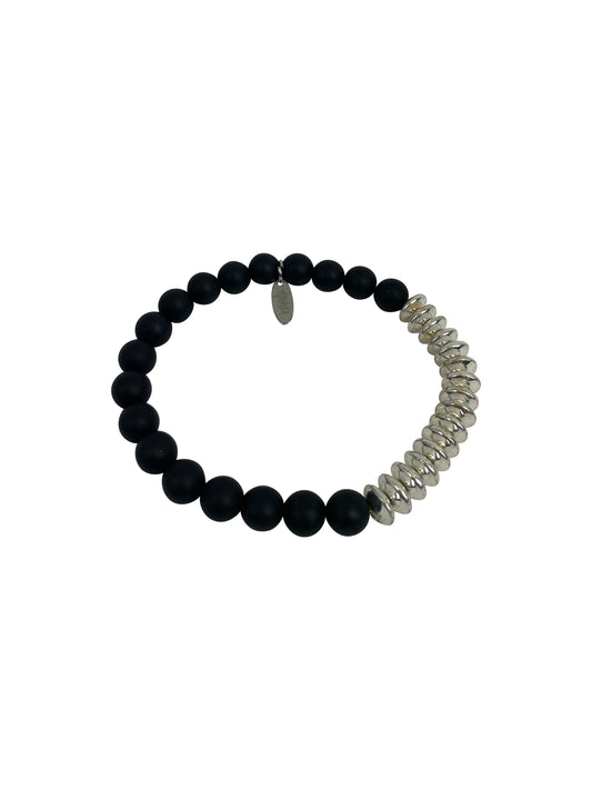 Beaded Maniak Bracelet with Metal Accents