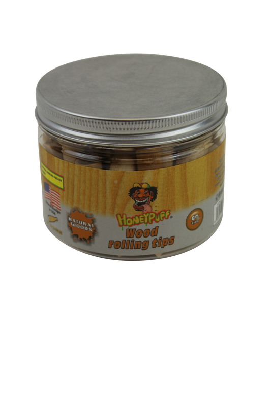 Honey Puff Wooden Filter Tips 60ct